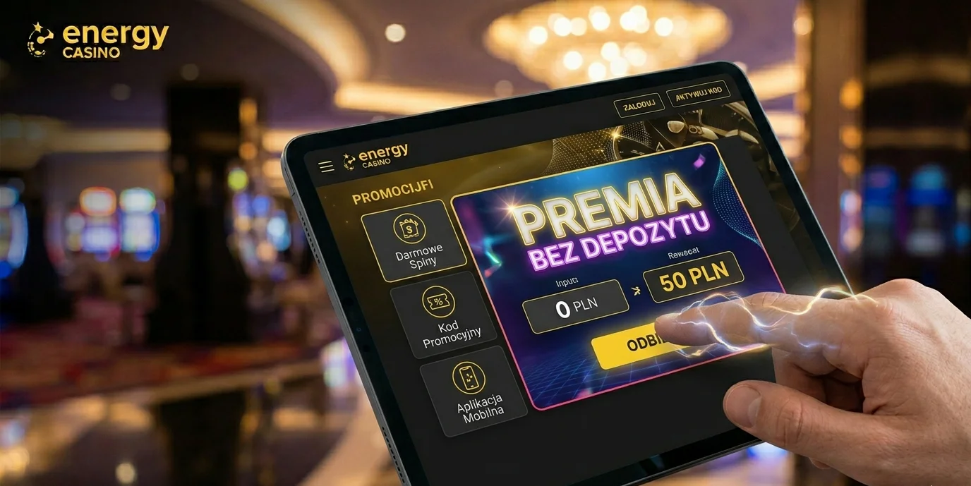 Bonus bez depozytu w Energy Casino — 50 darmowych spinów