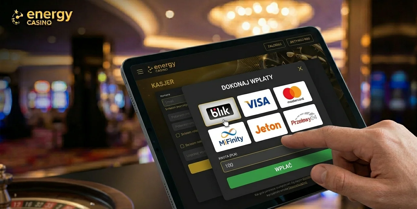 Metody płatności w Energy Casino: BLIK, Visa, Mastercard