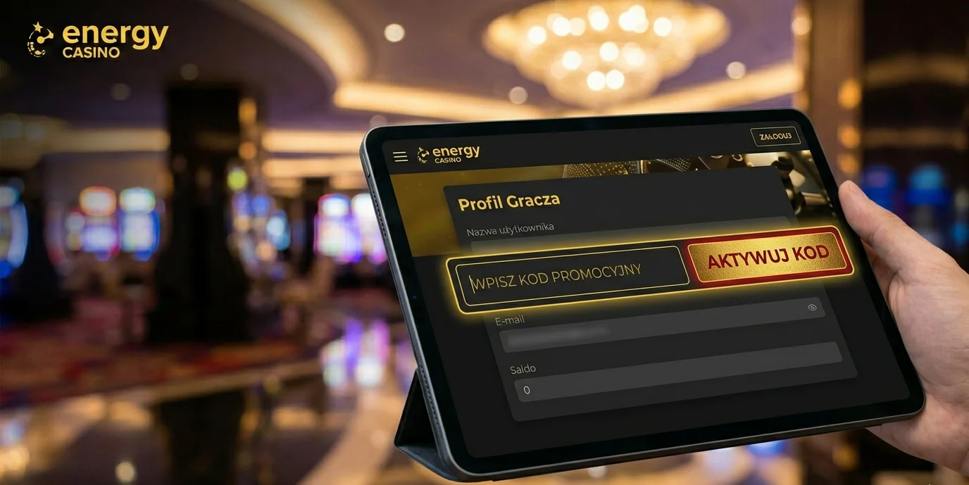 Aktywacja kodu promocyjnego w Energy Casino